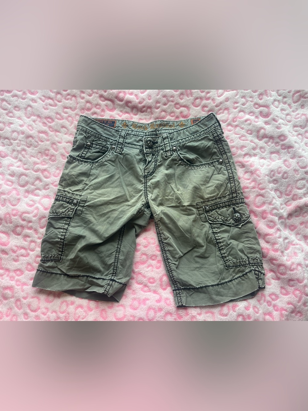 2000s Rock Revival Shorts 🩶 size 24 or XS